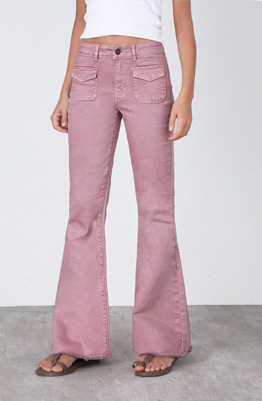 Pantalón Flare Pocket Pink