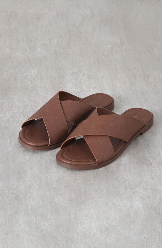 Sandalia Cruzada Brown