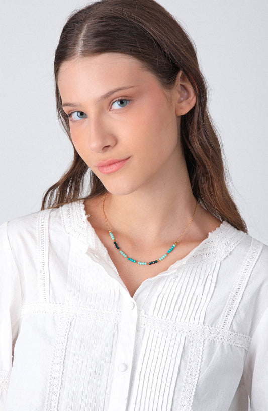 Collar Mostacillas Gold