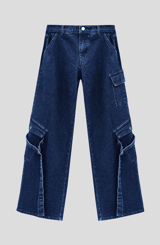 Pants Cargo Cintas Blue