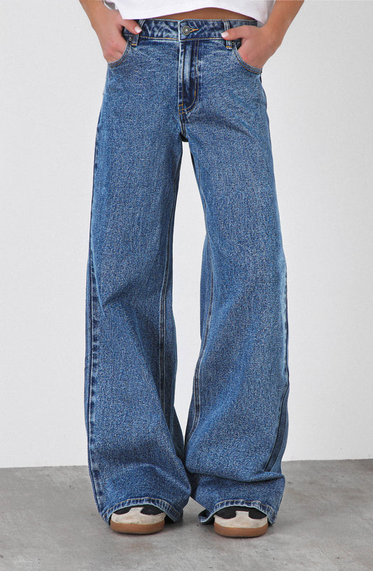 Pantalón Tiro Bajo Blue