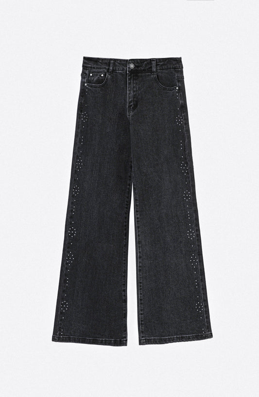 Pantalón Estrellas Tachas Black