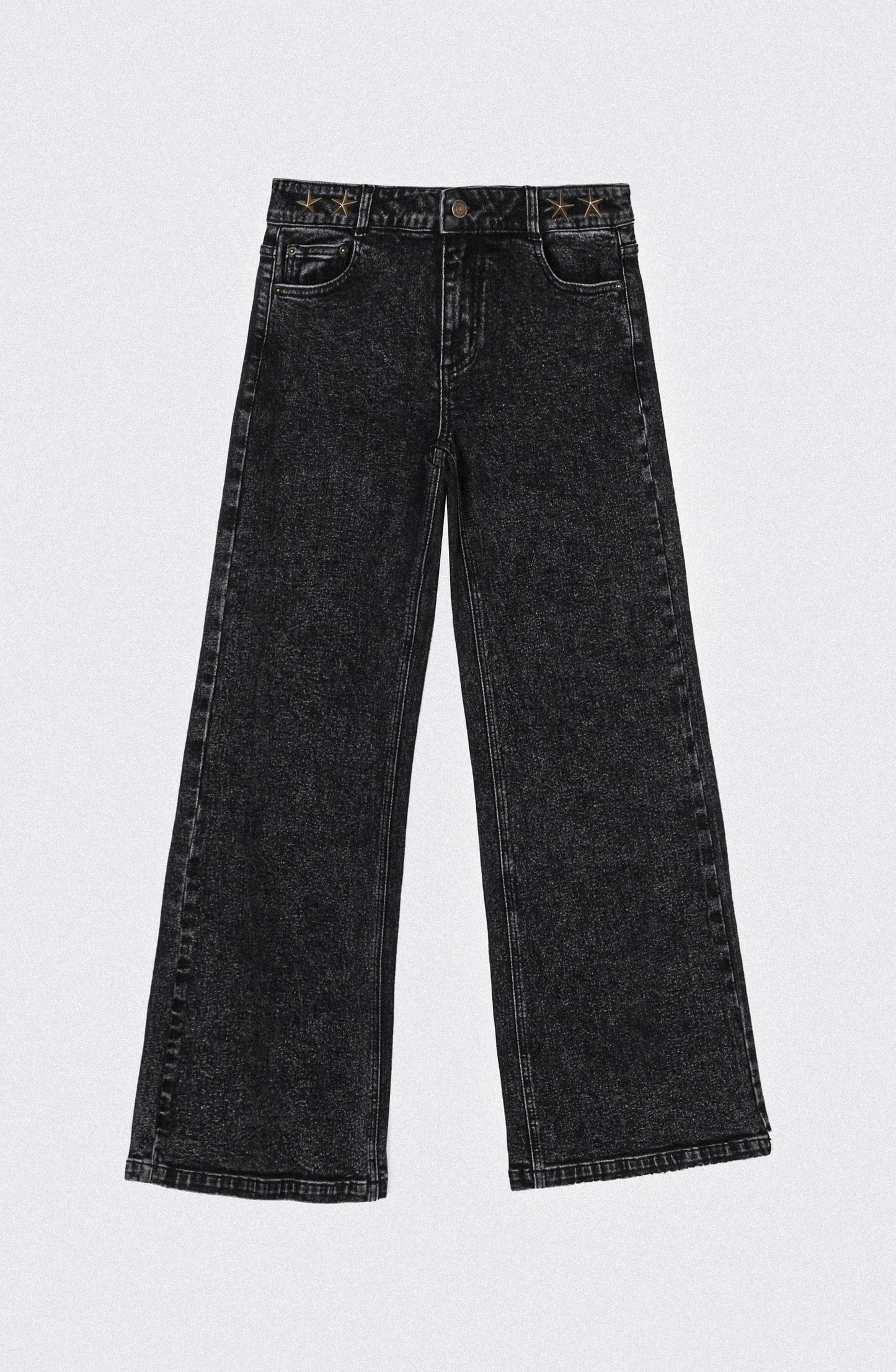 Pantalón Estrellas Cinturón Black