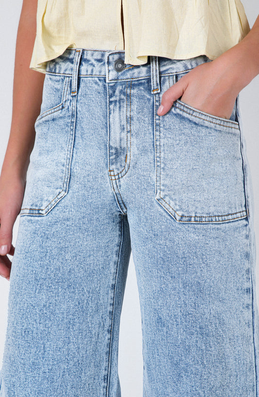 Pantalón Wide Leg Whistler Blue