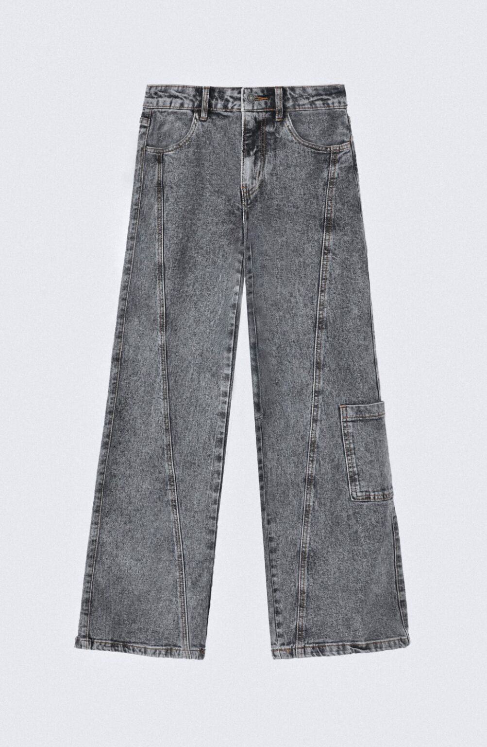 Pantalón Diagonal Bolsillo Gray