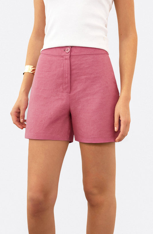 Short Pretina Elasticada Pink