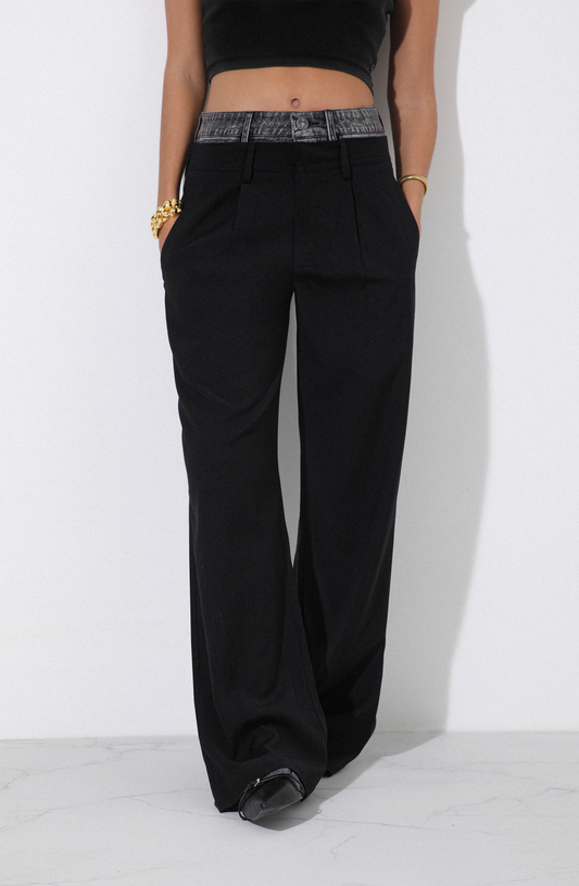 Pantalón Sastrero Pretina Denim