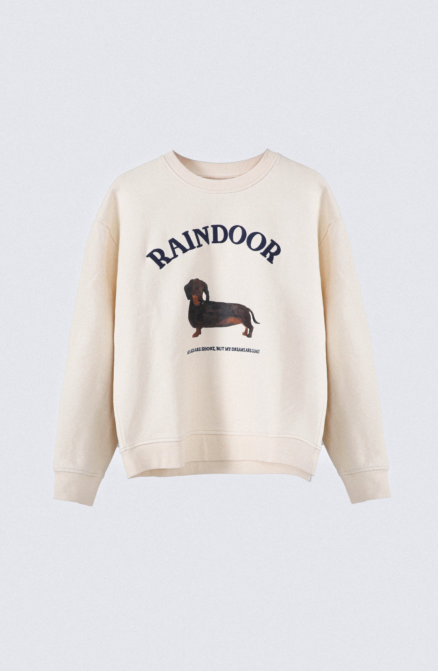 Polerón Crew Neck Estampado Bone