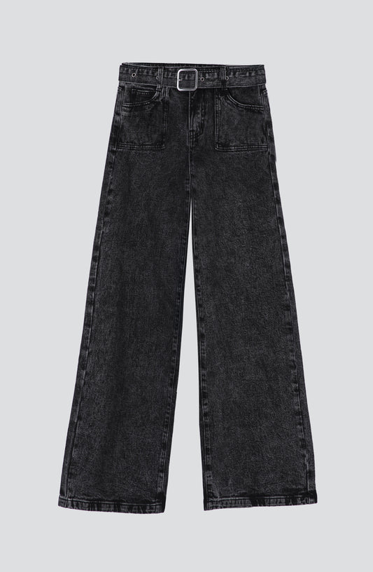 Pantalón Cinturón Black