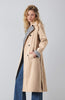 Abrigo Trench Vichy Beige