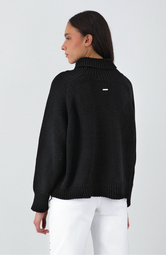 Sweater Cuello Tortuga Black
