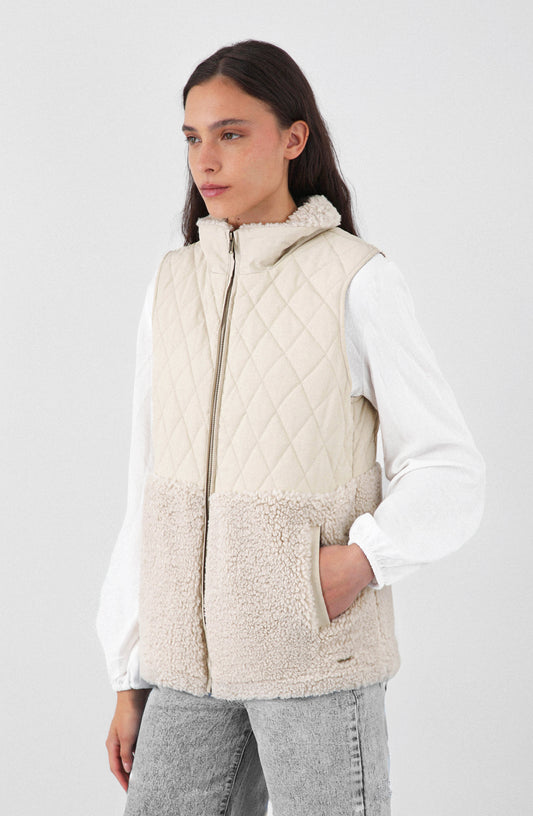 Chiporro Vest Acolchado Beige