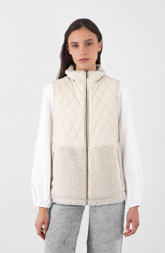 Chiporro Vest Acolchado Beige