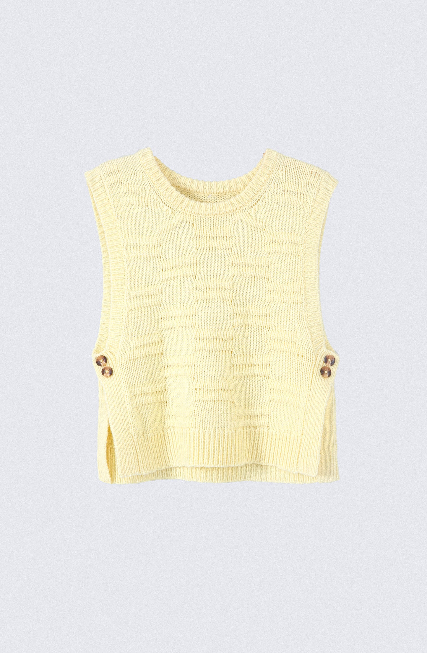 Vest Tejido Butter Yellow