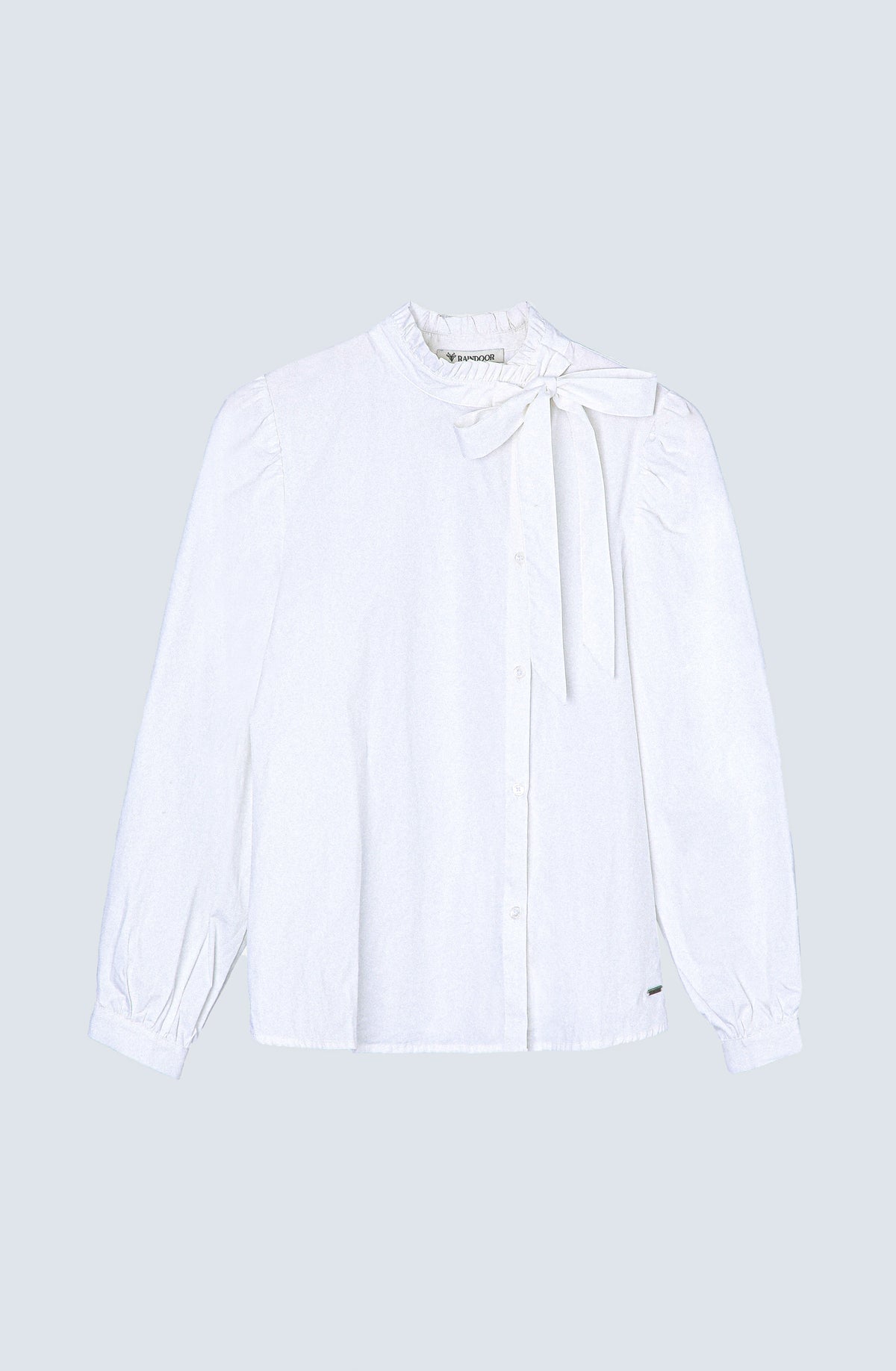 Blusa Cuello Alto White