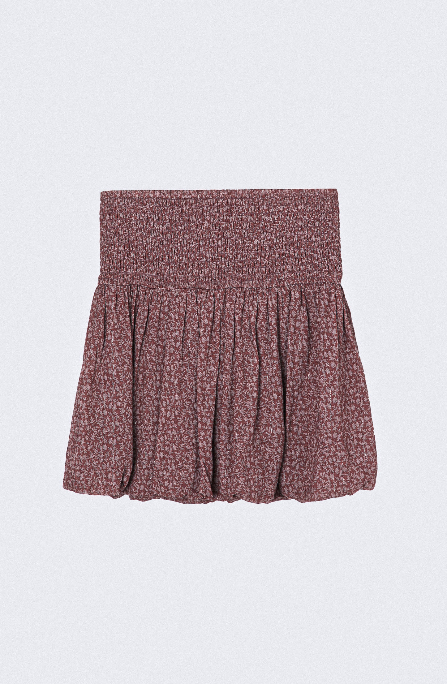 Falda Globo Lurex Print