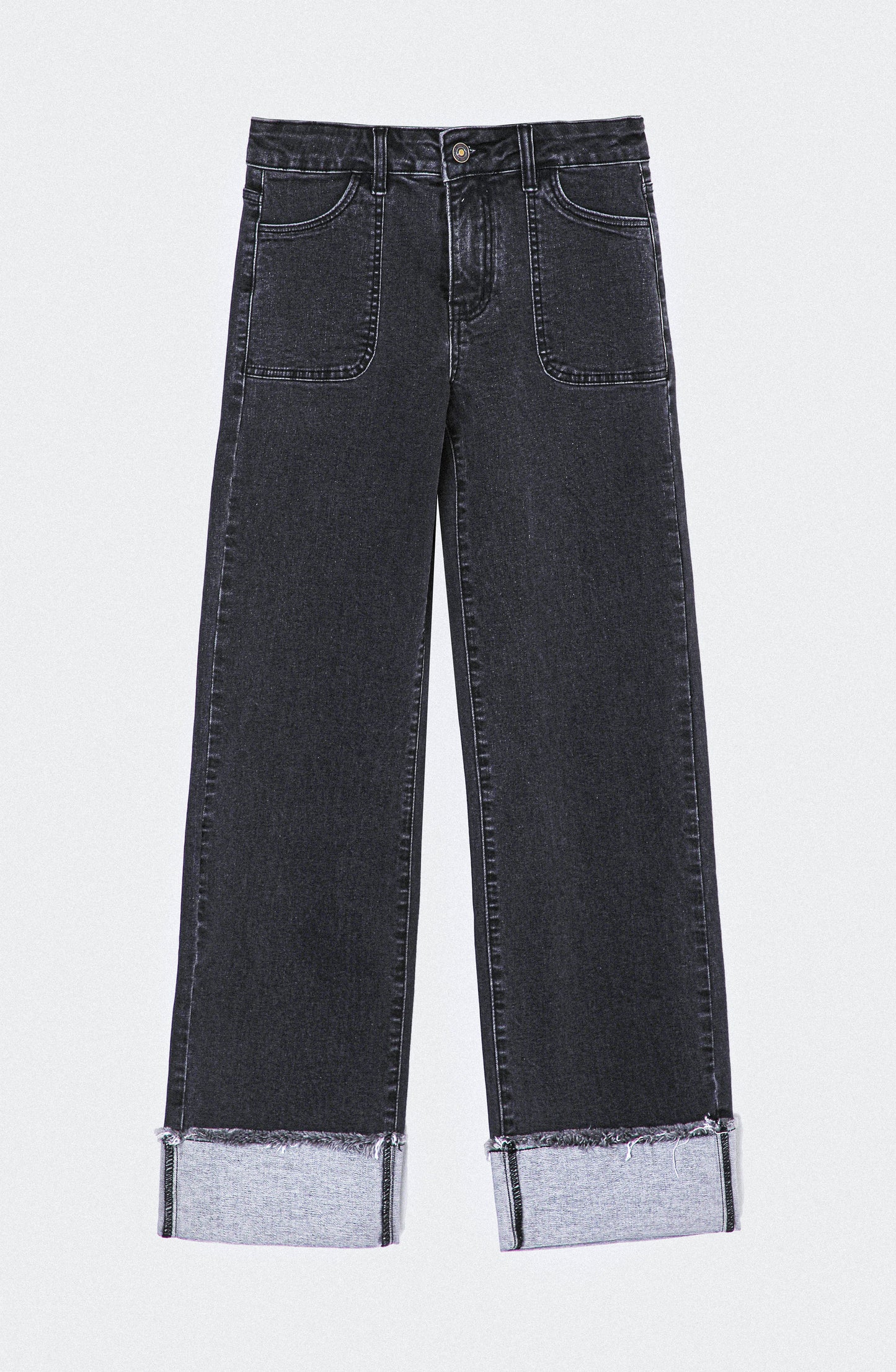 Pantalón Wide Leg Sun Black