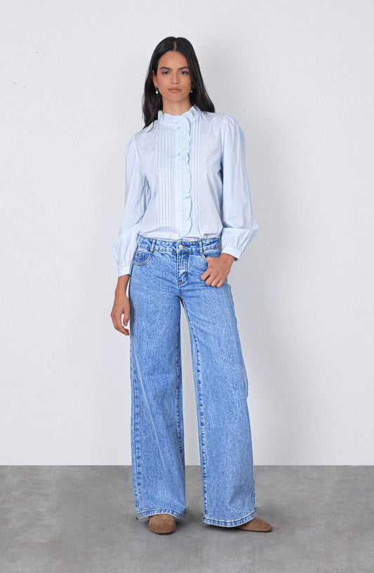 Pantalón Estrella Brillos Blue