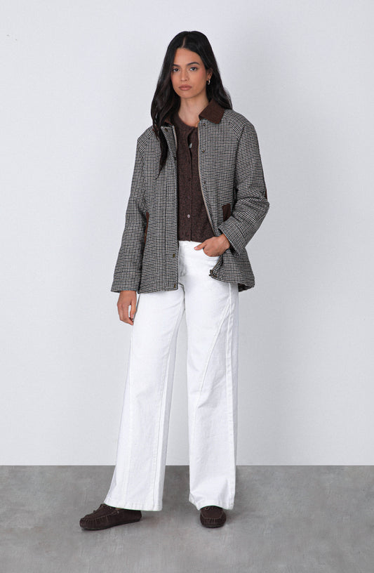 Chaqueta Tejida Print