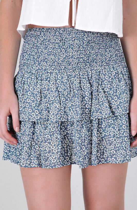 Falda Print Blue