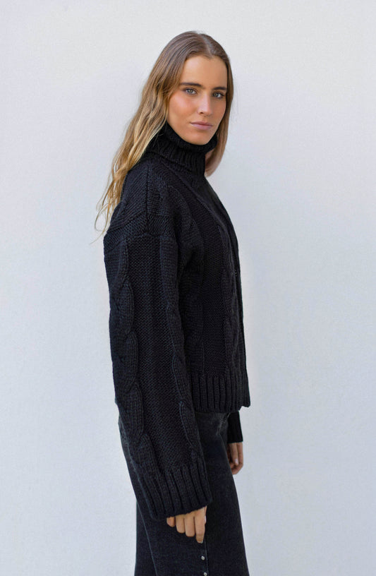 Sweater Trenzado Black