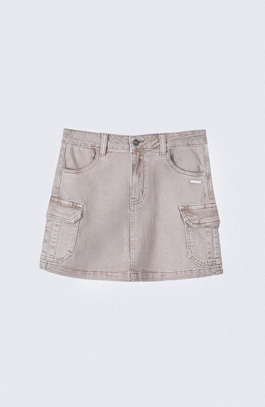 Falda Cargo Brown