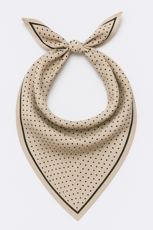 Pañuelo Polka Dot Brown