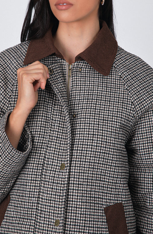 Chaqueta Tejida Print