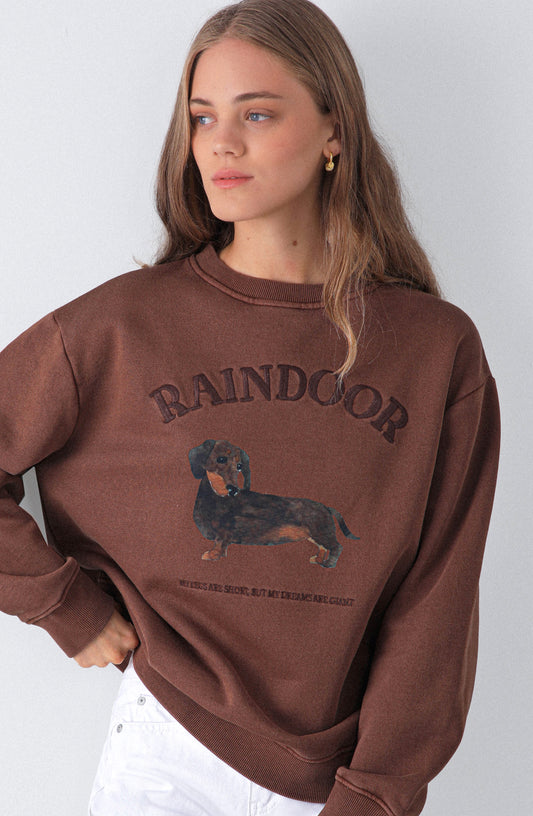 Polerón Perro Brown