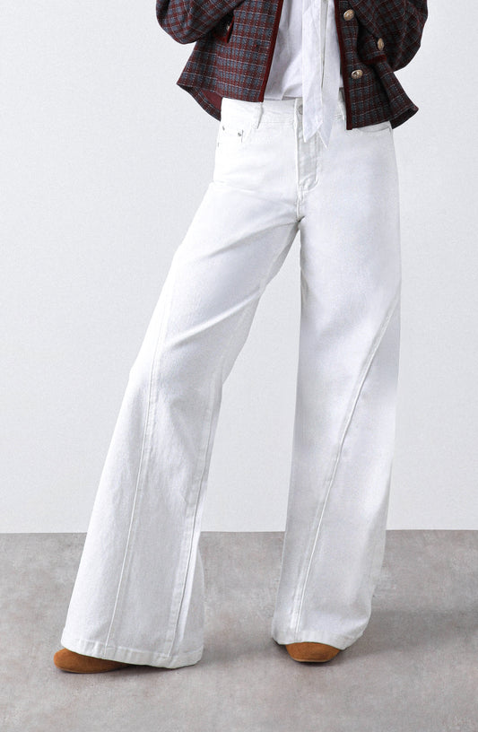 Pantalón Corte Pierna White