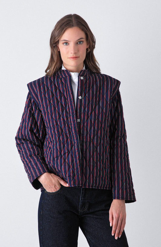 Chaqueta Quilted Navy