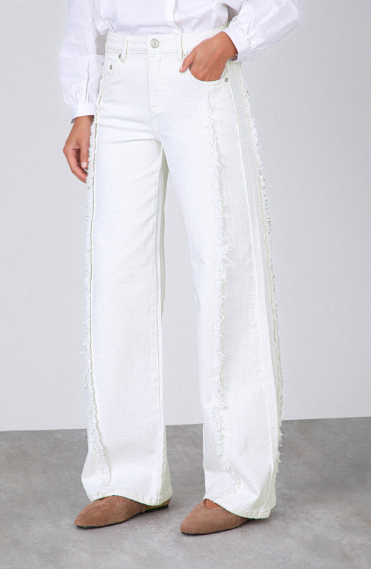 Pantalón Flecos White