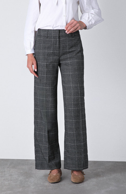 Pantalón Tejido Lurex Grey