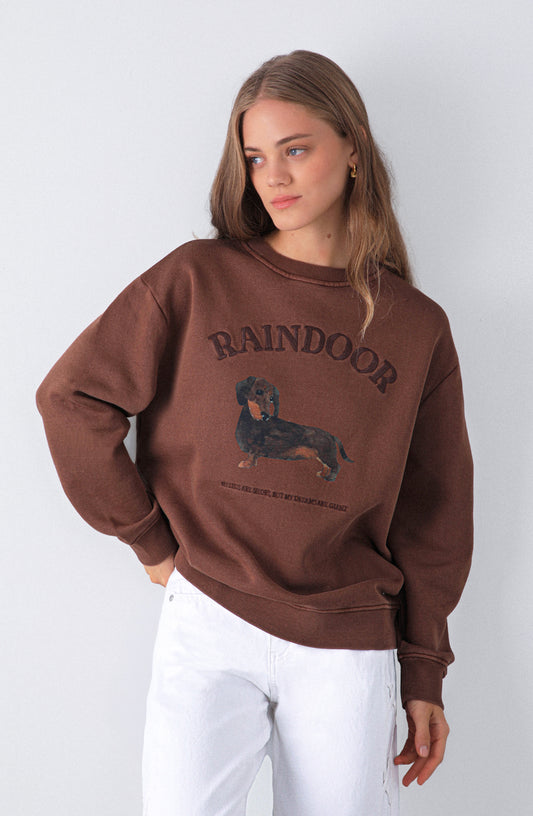 Polerón Perro Brown