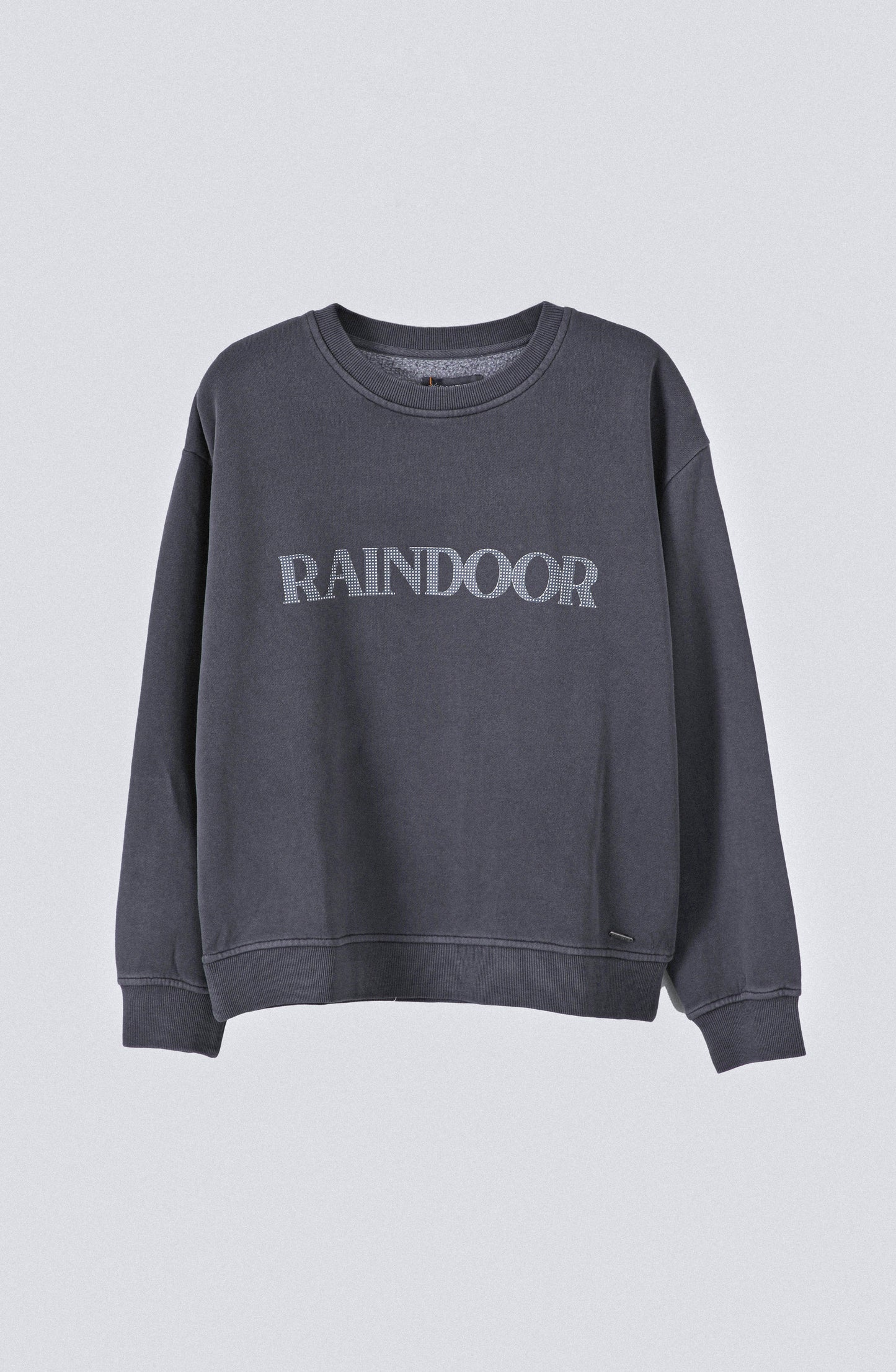 Polerón Crew Neck Logo Parche Grey