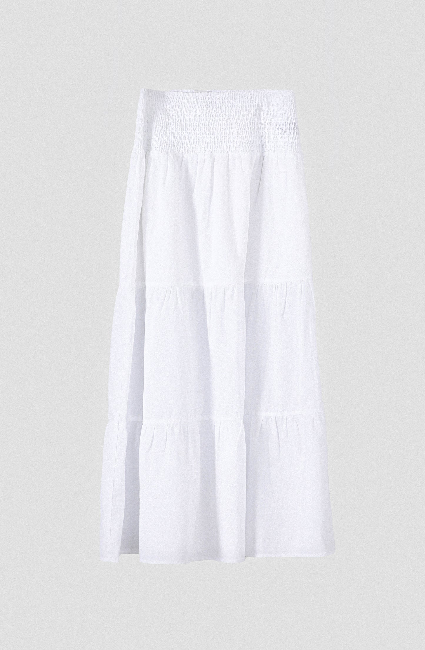 Falda Larga Panal White