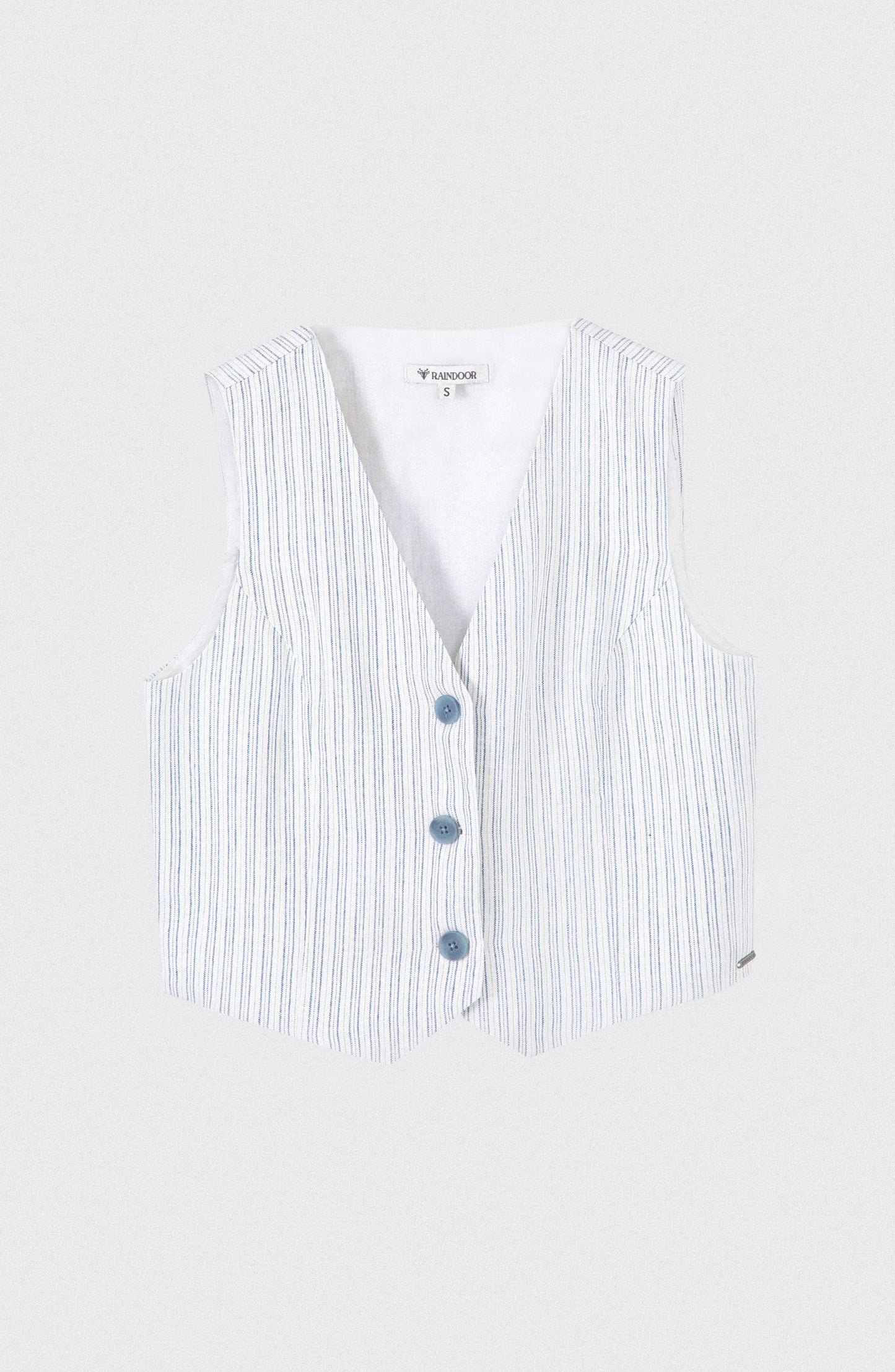 Vest Lino Rayas