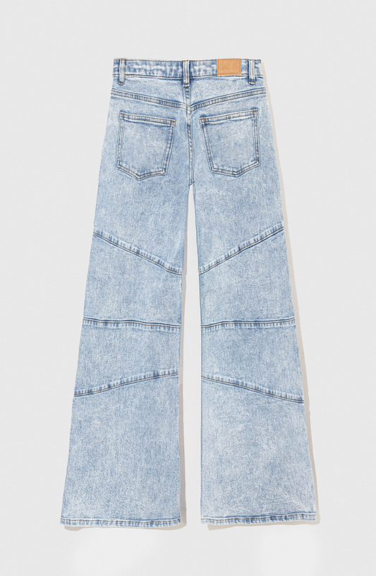 Pants Corte Diagonal Light Blue