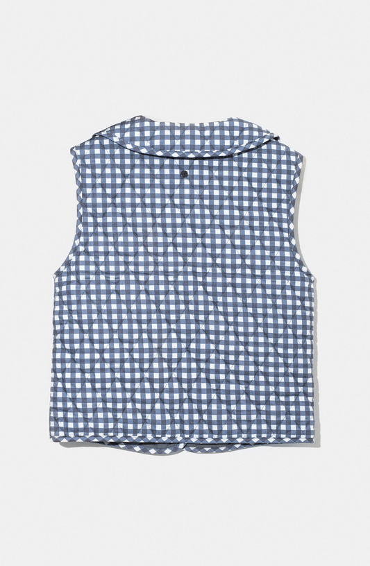 Quilted Vest Vichy