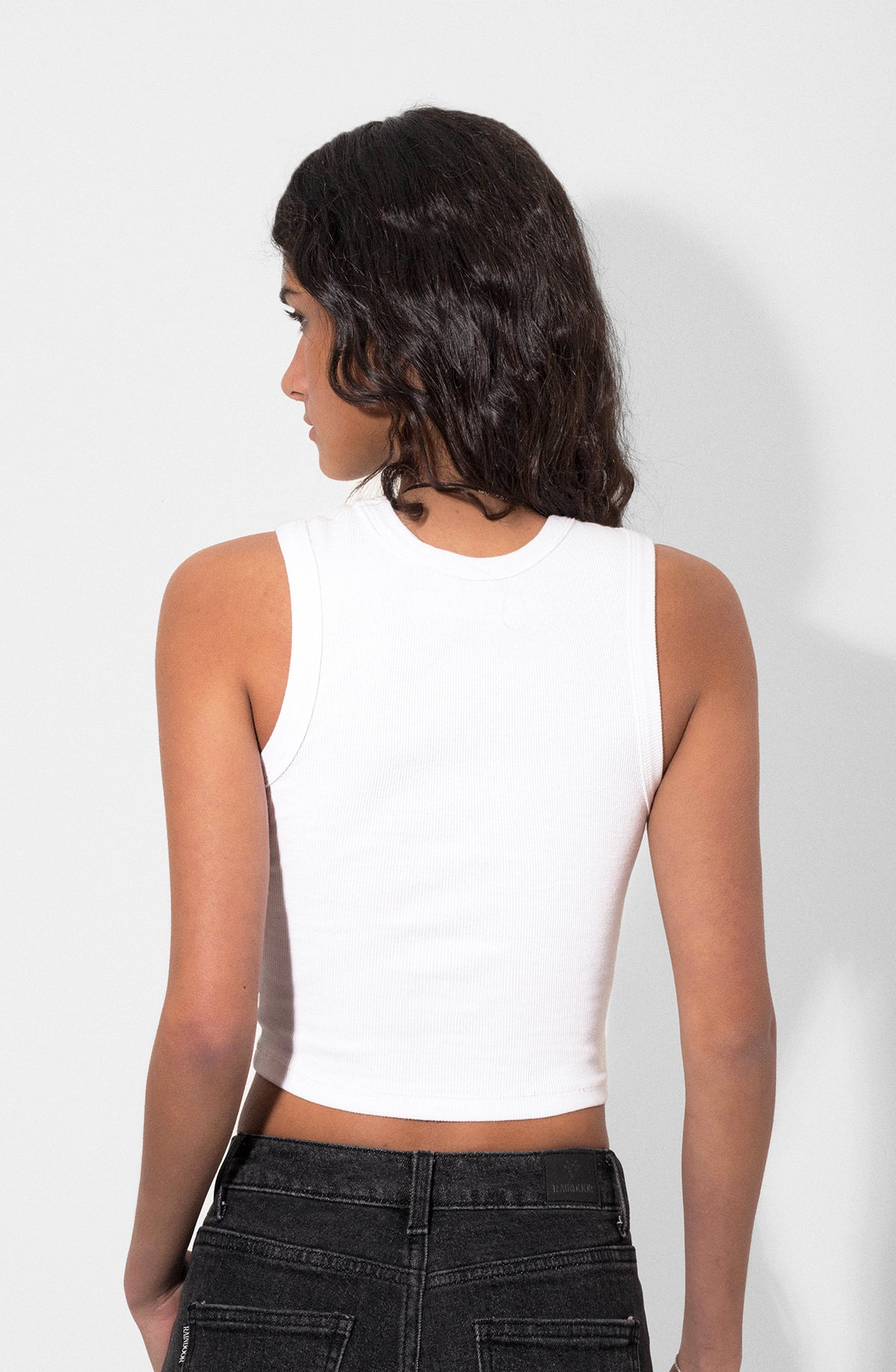 Top Tank Bordado White