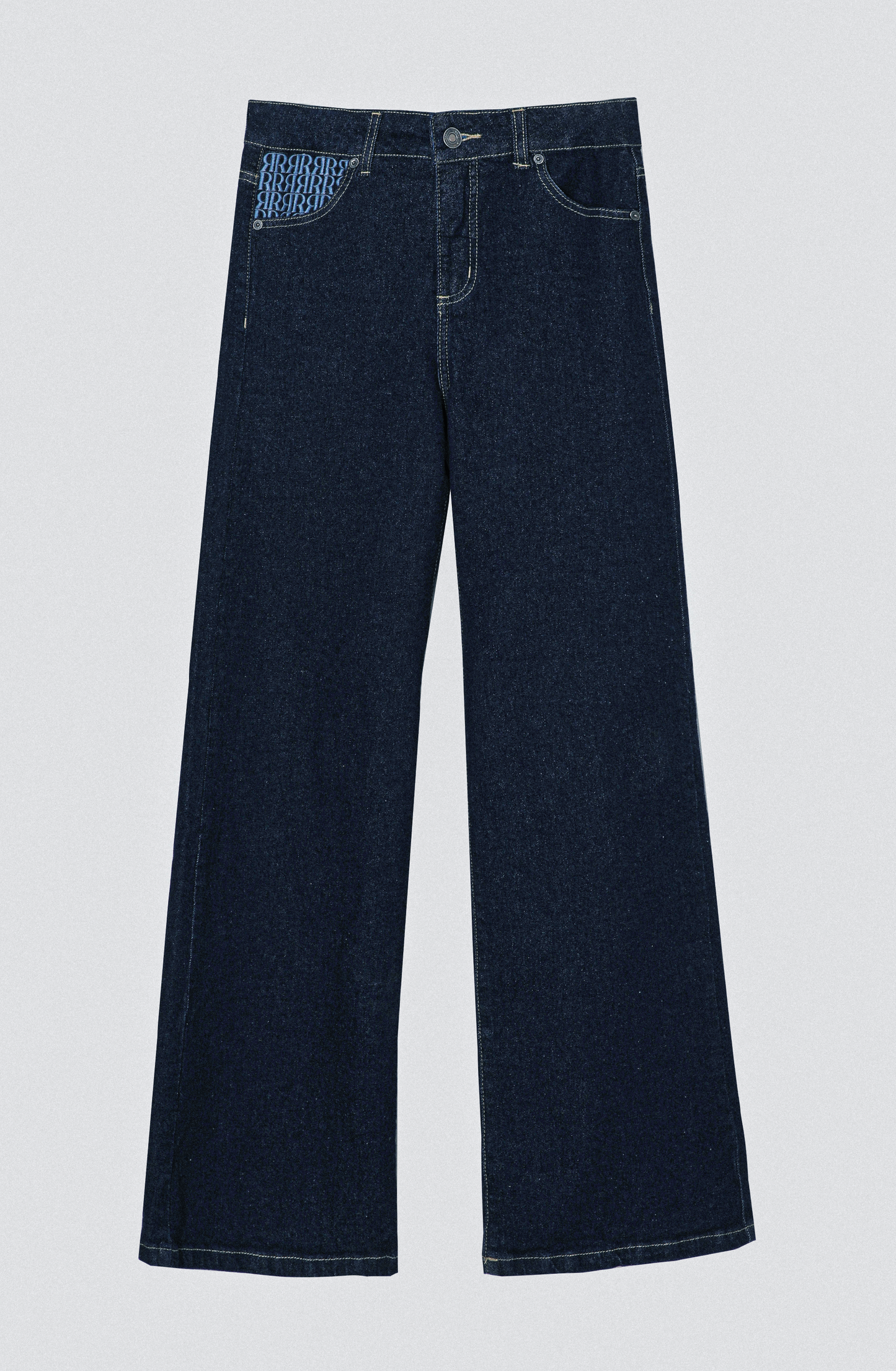 Pantalón Indigo Bordado Blue