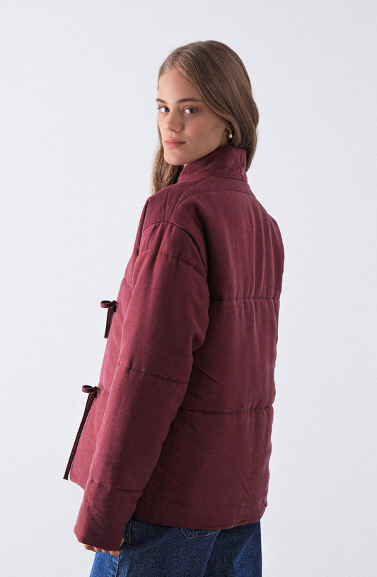 Chaqueta Lazo Cruzado Burgundy