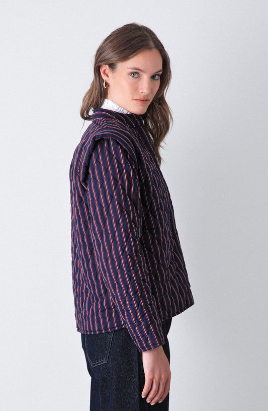 Chaqueta Quilted Navy