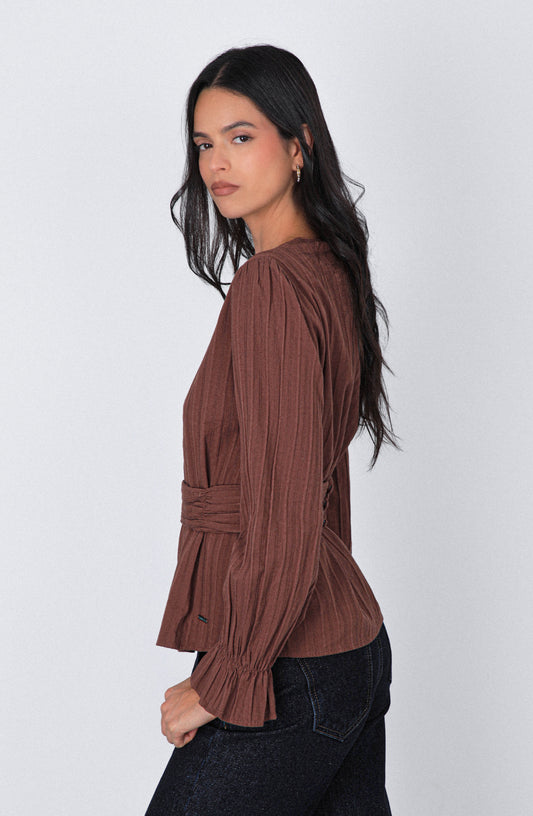 Blusa Cinta Brown