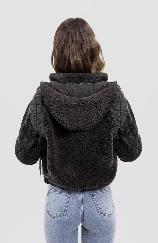 Chiporro Sherpa Quilted Grey