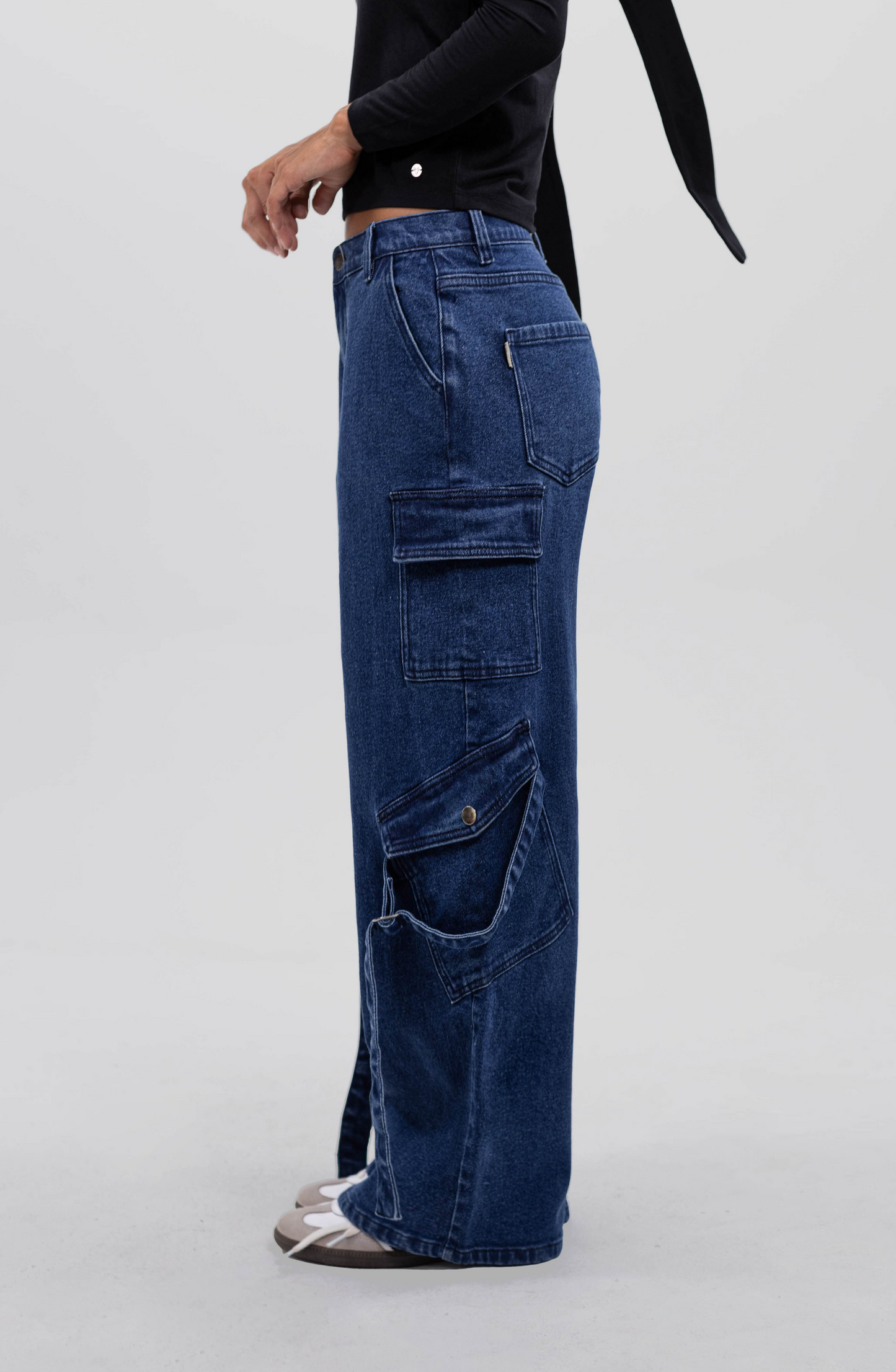 Pants Cargo Cintas Blue