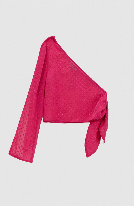 Vestido Strapless Bolero Fucsia