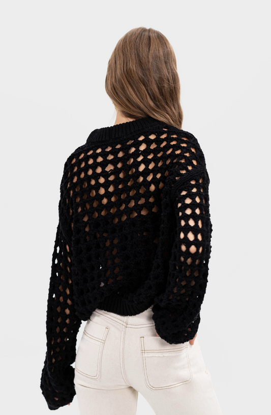 Sweater Mesh Black