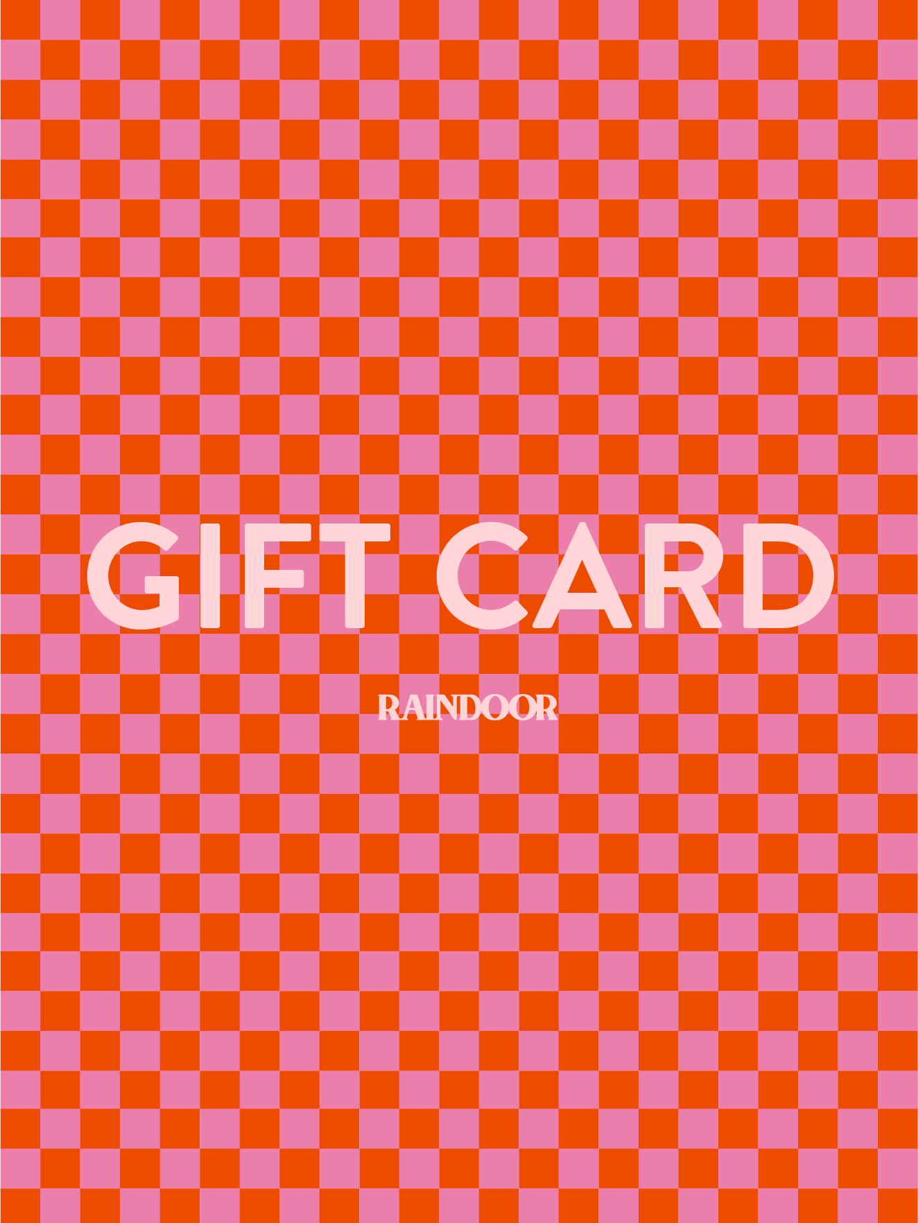 Gift Card Digital Raindoor