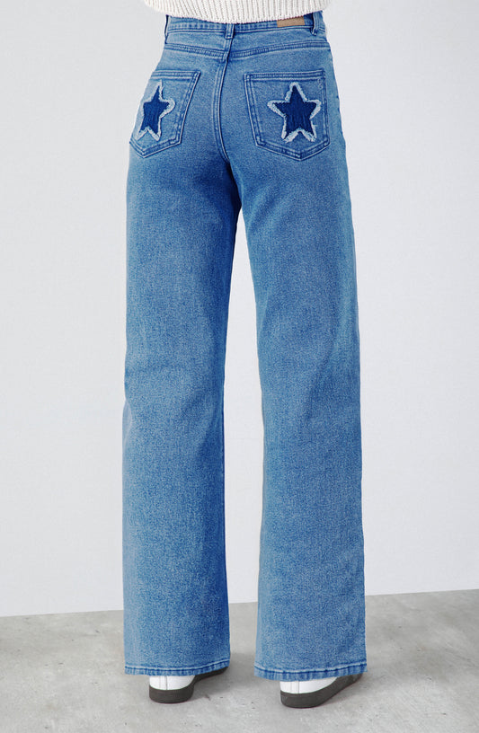 Pantalón Multi Estrellas Blue